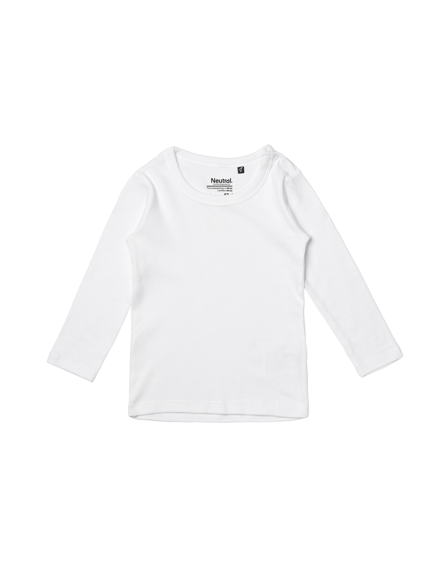 [PR/05616] Babies Long Sleeve T-Shirt (White 01, 62 cm)