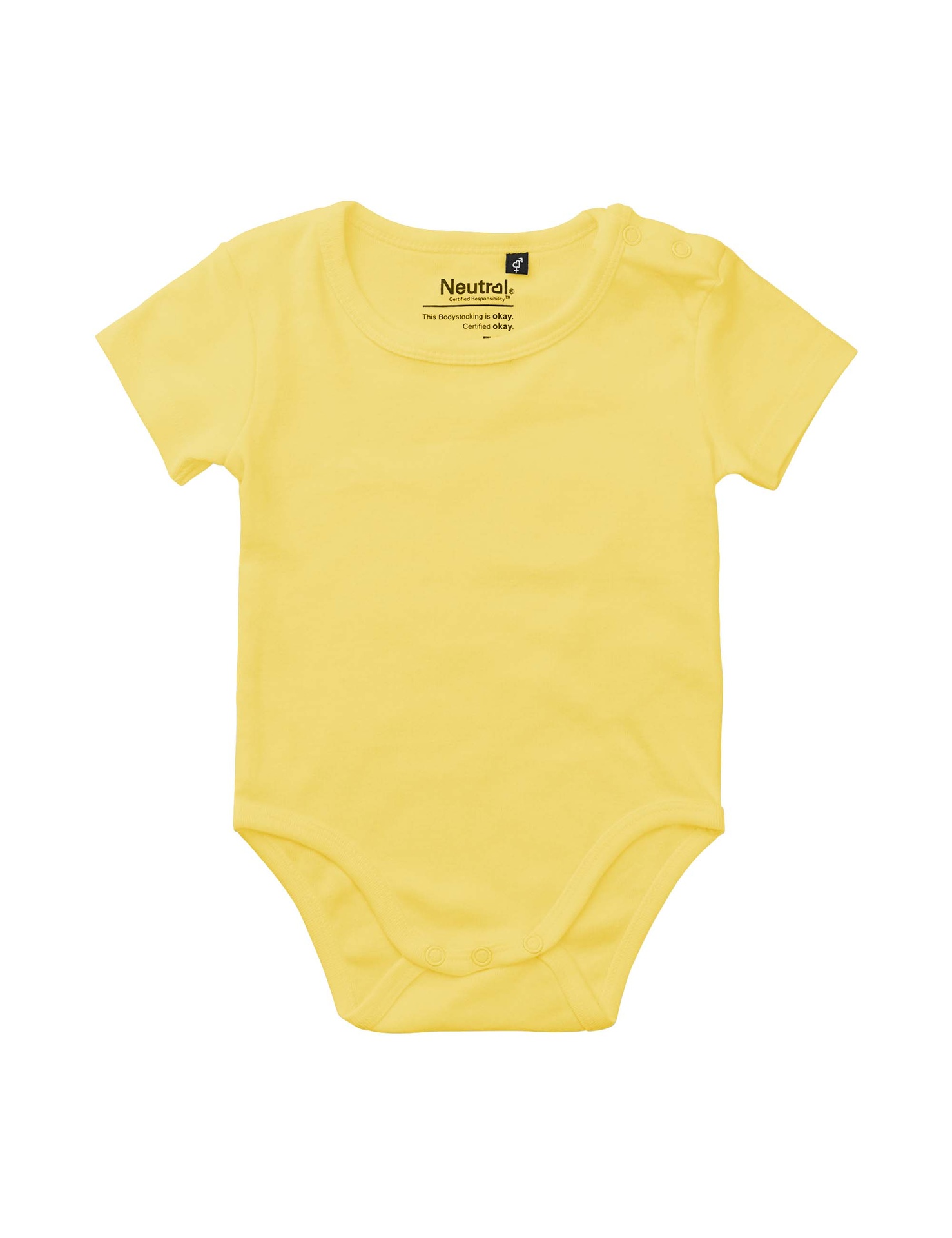 [PR/05683] Babies Short Sleeve Bodystocking (Dusty Yellow 43, 62 cm)