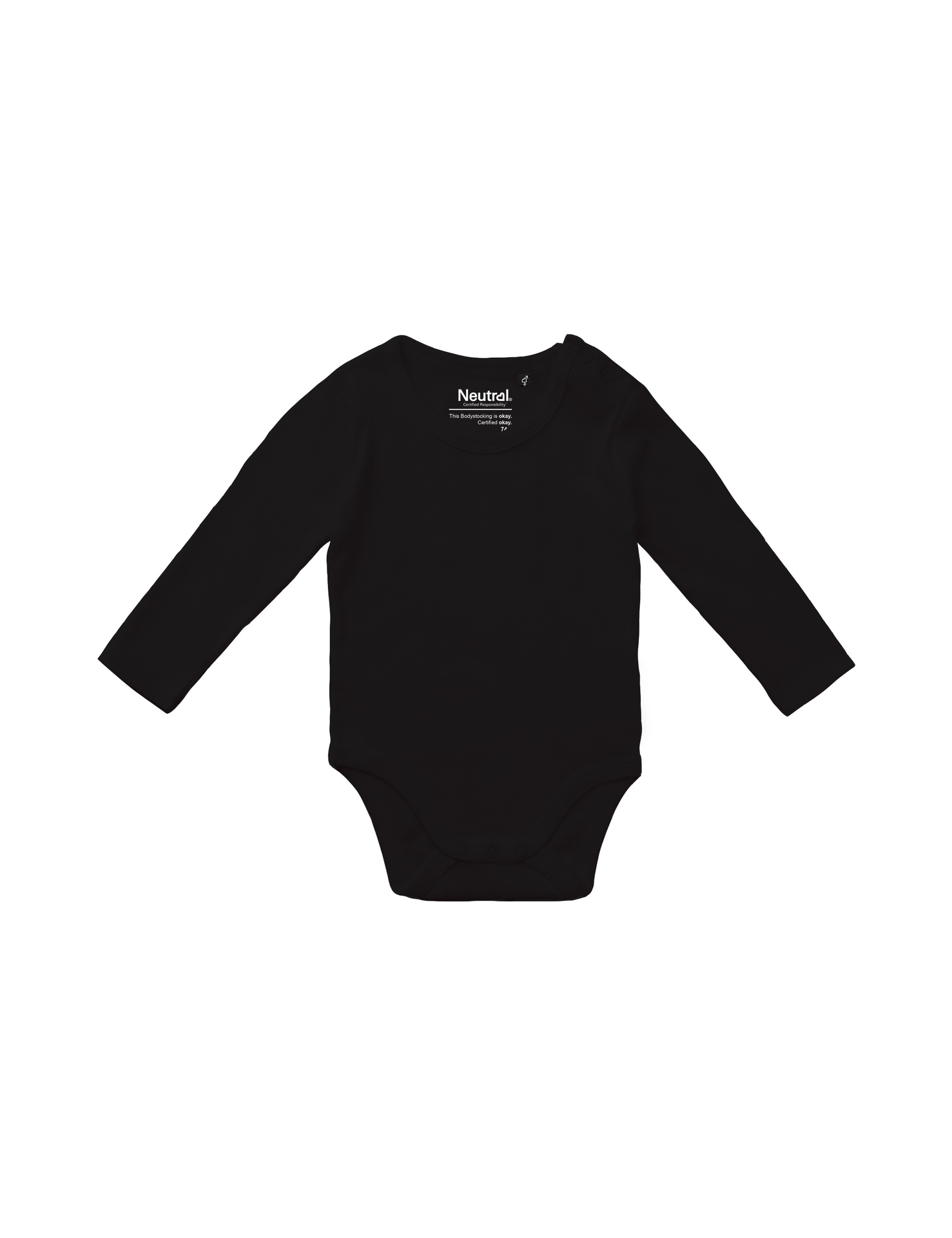 [PR/05707] Babies Long Sleeve Bodystocking (Black 03, 62 cm)
