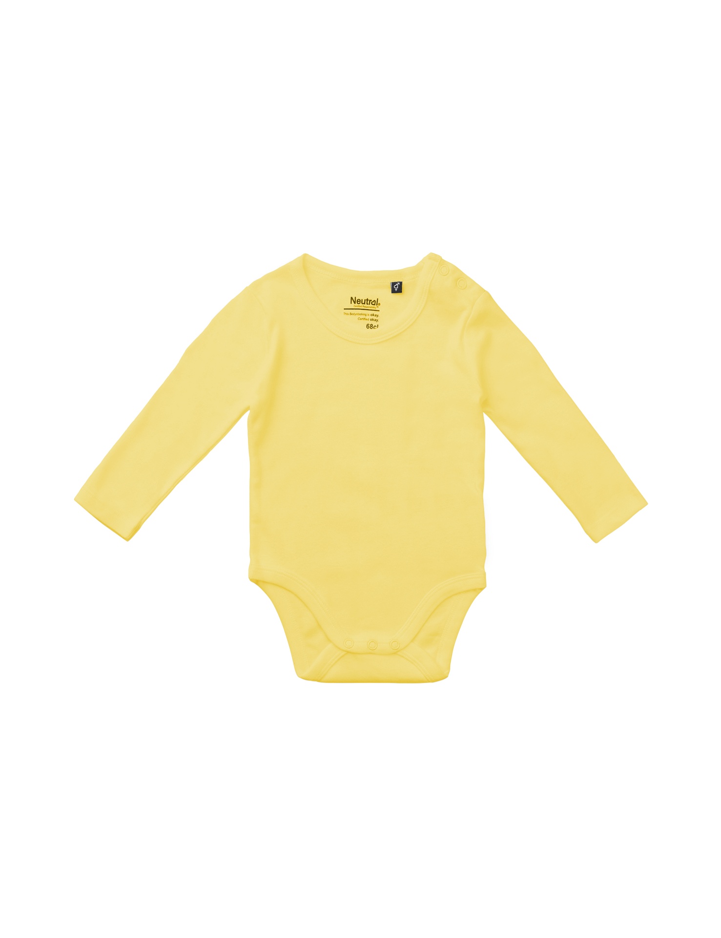 [PR/05750] Babies Long Sleeve Bodystocking (Dusty Yellow 43, 68 cm)