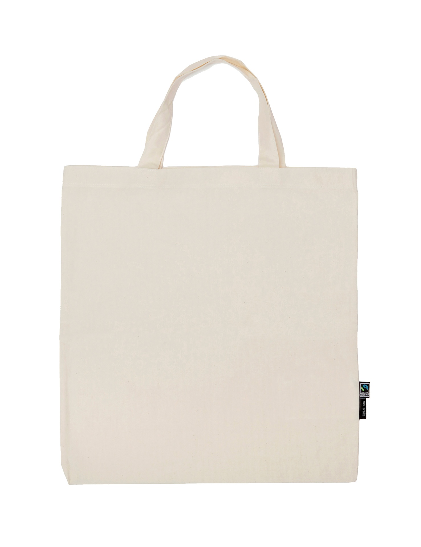 [PR/05808] Shopping Bag W. Short Handles (Nature 00)
