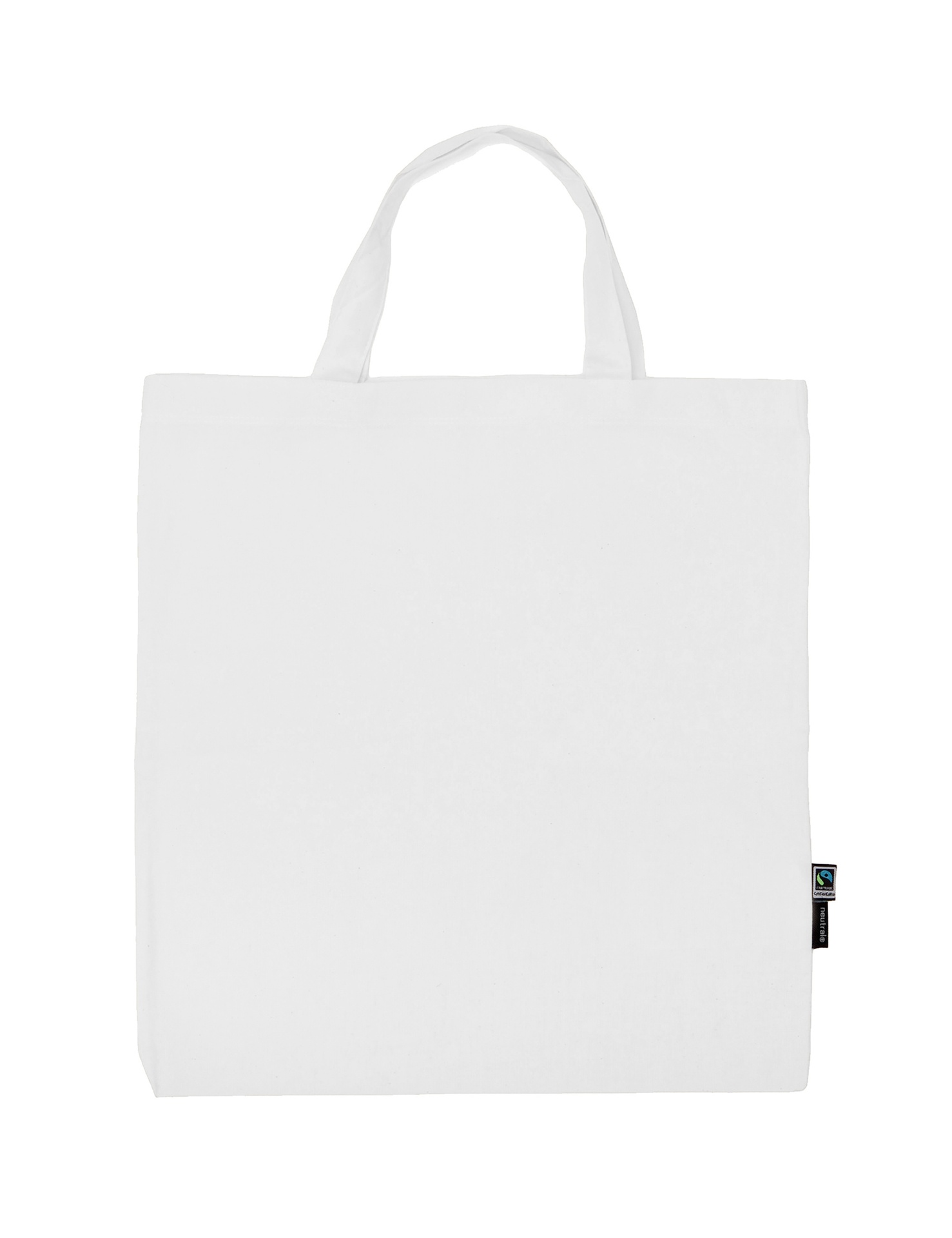 [PR/05809] Shopping Bag W. Short Handles (White 01)
