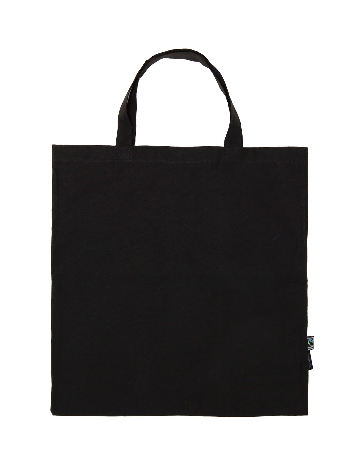 [PR/05810] Shopping Bag W. Short Handles (Black 03)