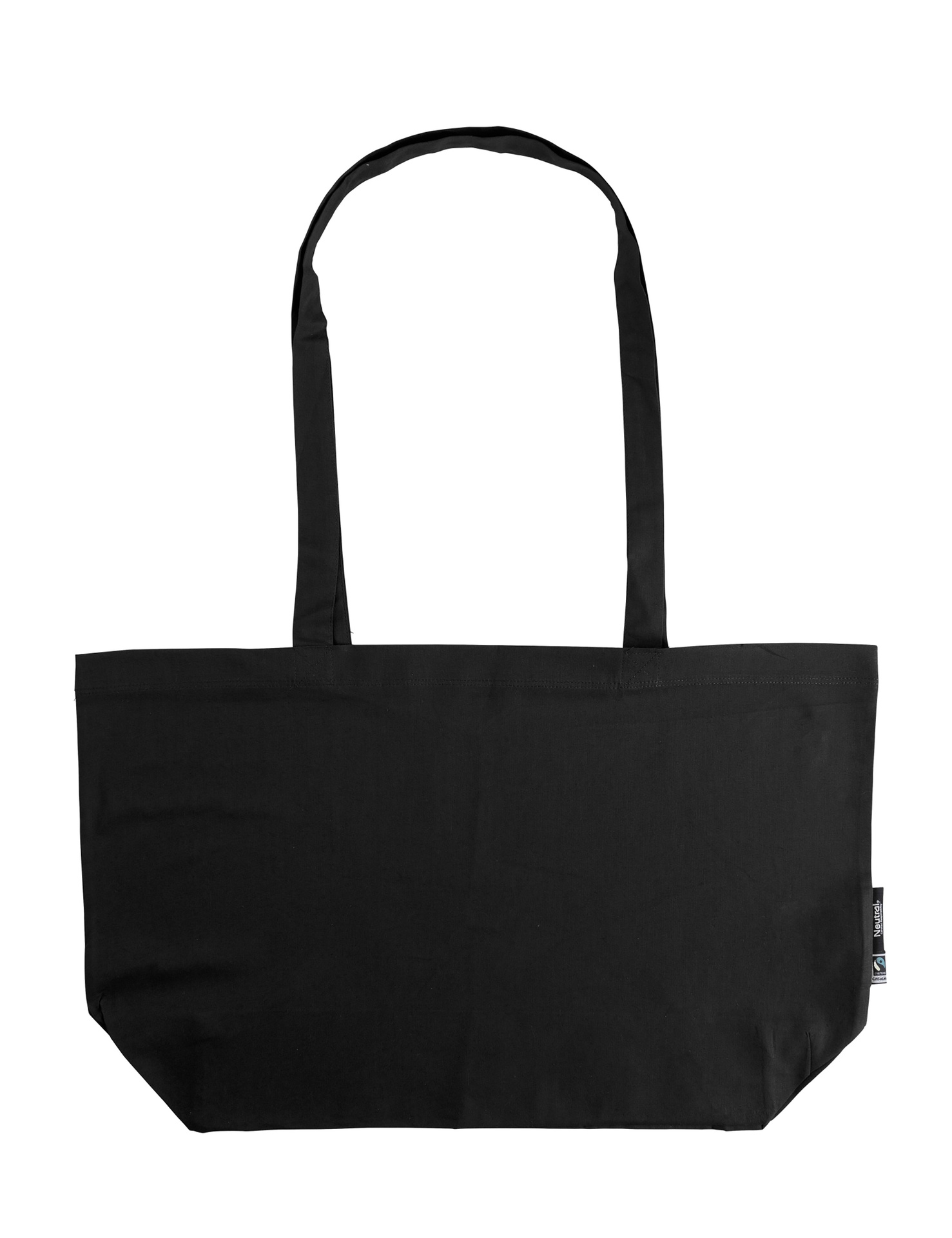 [PR/05831] Shopping Bag W. Gusset (Black 03)