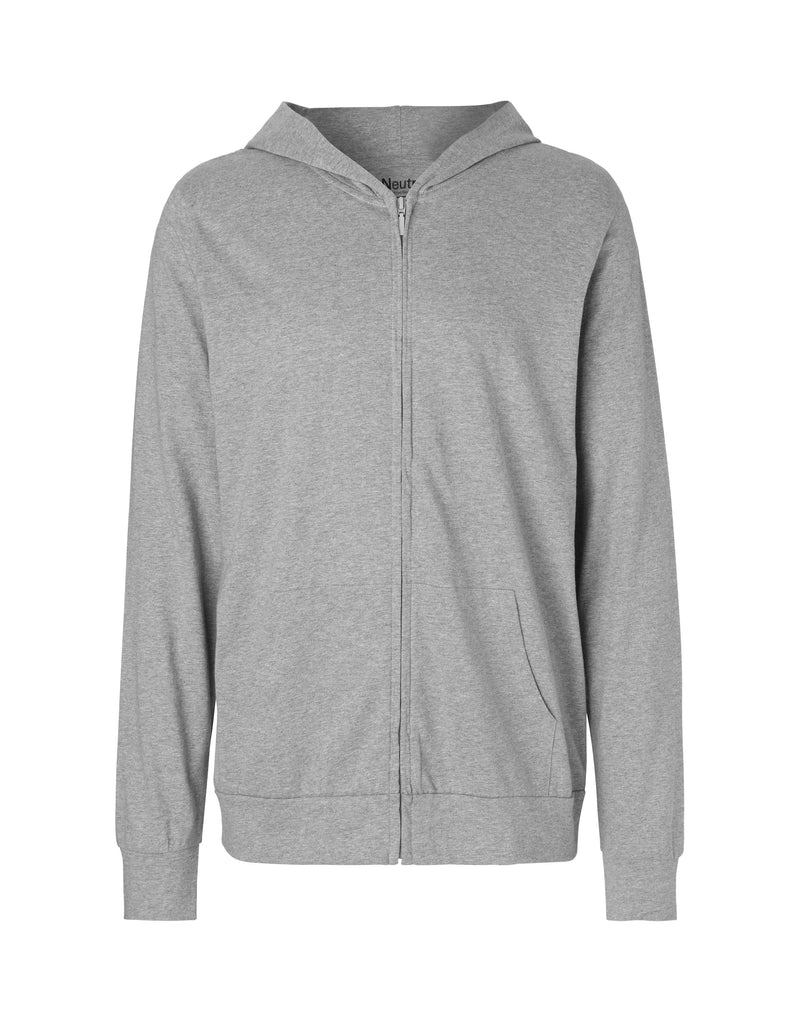 [PR/06168] Unisex Jersey Zip Hoodie (Sport Grey 21, XS)
