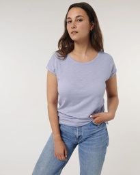 The women's rolled sleeve slub t-shirt