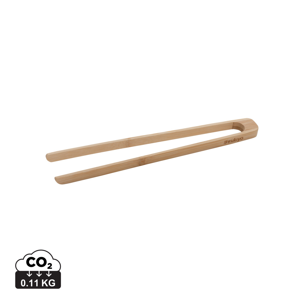 [P261.339] Ukiyo bamboo serving tongs