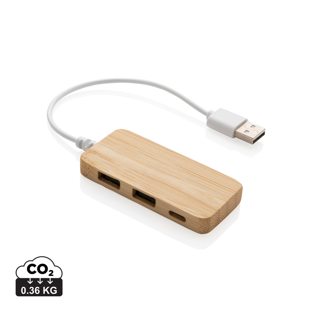 [P308.739] Bamboo hub with Type-C