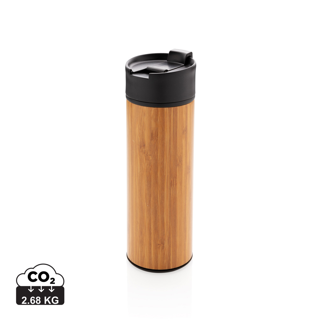 [P432.289] Bogota vacuum bamboo coffee mug