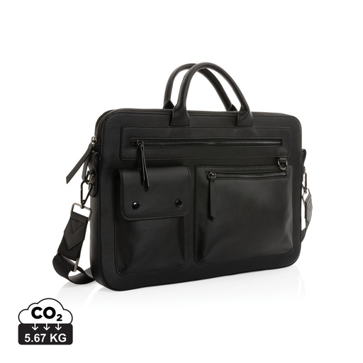 [P732.191] Swiss Peak GRS recycled PU 14 inch laptop bag