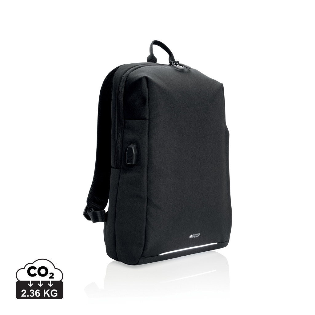 [P763.161] Swiss Peak AWARE™ RFID and USB A laptop backpack
