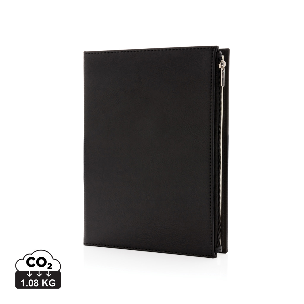 [P774.141] Swiss Peak A5 PU notebook with zipper pocket