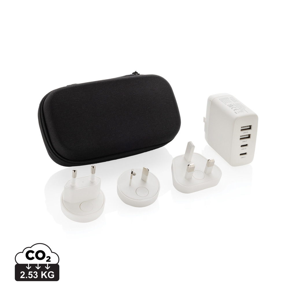 [P821.0203] TravelCharge Pro RCS rplastic travel charger with USB C