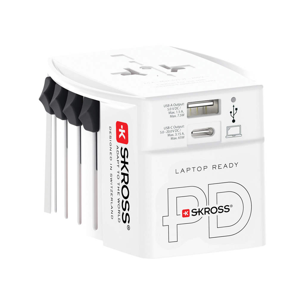 [RB1.302976] SKROSS World Travel Adapter MUV 65W PD with USB C Cable