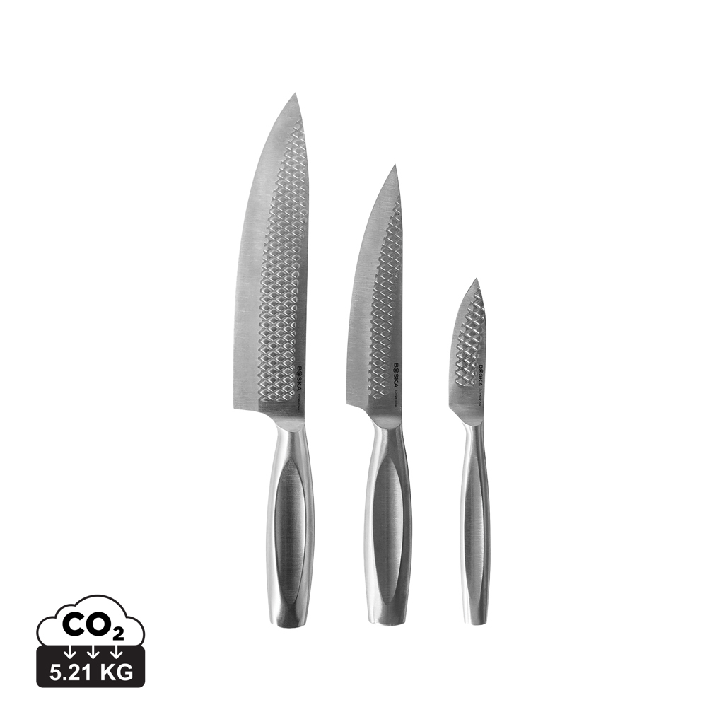 [RB307132] BOSKA Kitchen Knives Monaco+, set of 3