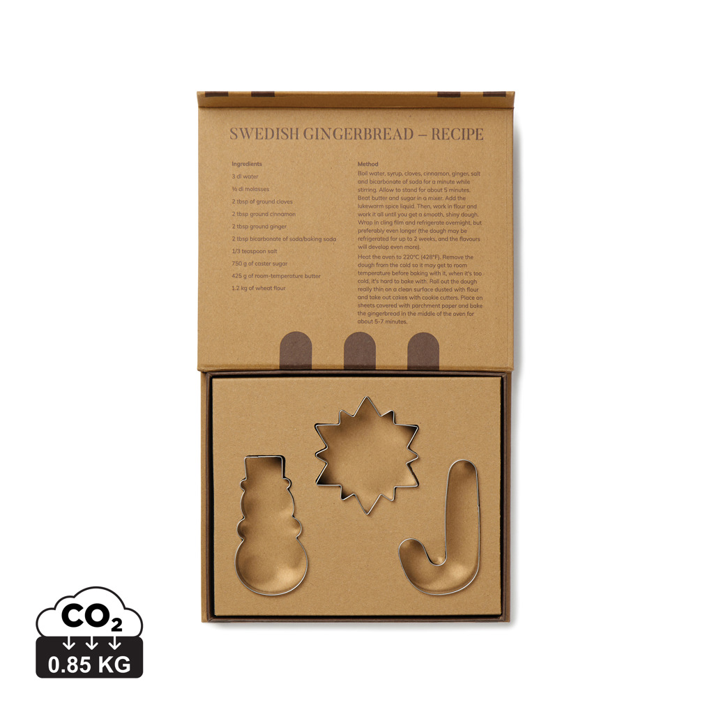 [V261002] VINGA Classic cookie cutter 3-piece set